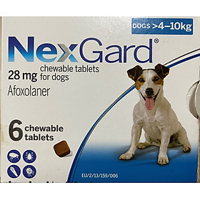 [NEXGARD] [PHÁP] Viên nhai trị ve rận, bọ chét cho chó (1 viên)