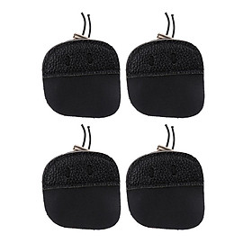 4 Pieces Outdoor Archery Finger Tabs 3 Under Tab Finger Saver Protect Guard
