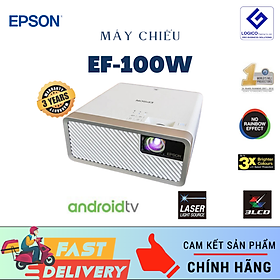 Máy chiếu mini Epson EF-100W máy chiếu phim Laser  - Hàng Chính Hãng