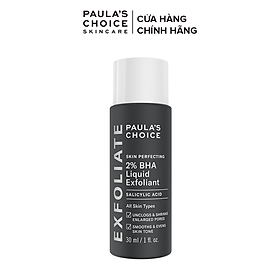 Dung Dịch Tẩy Tế Bào Chết Paula's Choice Skin Perfecting 2% BHA Liquid (30ml)