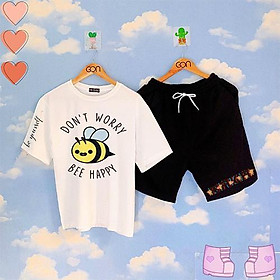Set đồ bộ Quần Shorts Lửng Kẻ 3 Sọc Quần Ulzzang Ống Rộng Quần Đùi Kẻ Sọc