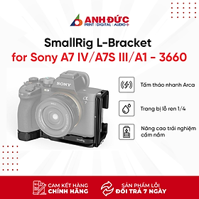Mua Khung máy ảnh SmallRig L-Bracket for Sony Alpha 7 IV /  A7S III / A1 - 3660 - Hàng chính hãng