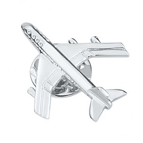 3-7pack Mens Fashion Silver Airplane Button Collar Clip Brooch Pin Jewelry Gift