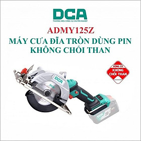 Mua MÁY CƯA ĐĨA TRÒN KHÔNG CHỔI THAN DÙNG PIN DCA ADMY125Z - HÀNG CHÍNH HÃNG