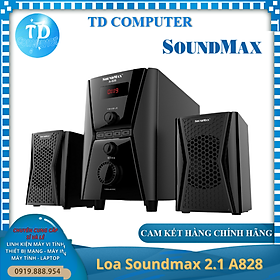 Mua Loa vi tính 2.1 Soundmax A828 20W - Hỗ trợ kết nối Bluetooth  Thẻ nhớ  USB - Hàng chính hãng Triệu Gia phân phối