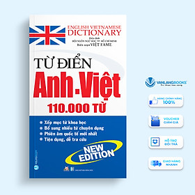 Ảnh bìa Từ Điển Anh - Việt 110.000 Từ - Việt Fame - Vanlangbooks