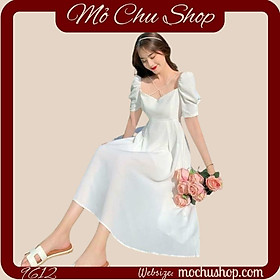 ĐẦM XÒE TAY BỒNG CHÉO DÂY 73667252 [MỎ CHU SHOP