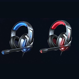 Amagogo 3.5mm USB Wired Gaming Headphones with Mic for PC Computer Laptop