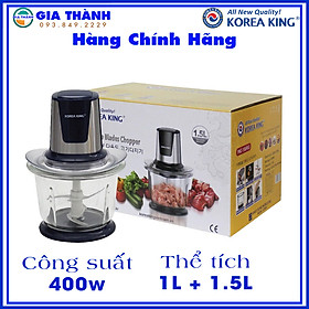 Mua Máy xay thịt  xay mọi loại hành tỏi 1Lit  1.5Lit Công suất 400w Chính hãng Korea King   Hàng chính hãng