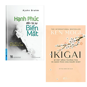 Hình ảnh Combo 2 cuốn sách Nghệ Thuật Sống Đẹp : Hạnh Phúc Đến Từ Sự Biến Mất + Ikigai - Bí Mật Sống Trường Thọ Và Hạnh Phúc Của Người Nhật