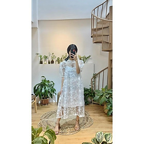 Đầm voan hoa trắng - Snowy Dress