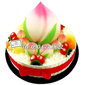 Mua Khuôn silicone làm bánh  rau câu  bánh bao  bánh trôi nước Trái đào tiên - Mã số 1187