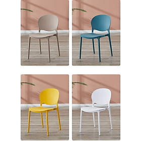 Mua Ghế nhựa đúc chắc chắn nhiều màu - Ghế ăn gia đình  Ghế cafe đẹp decor quán cafe  trang trí quán ăn nhà hàng sân vườn ban công