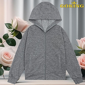 Áo khoác thun da cá GOKING 6 túi, form unisex cho nữ nam, trẻ em. Chống lạnh, giữ ấm, chống nắng, chống tia UV. Hàng hiệu Việt Nam xuất khẩu