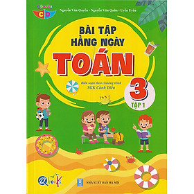 Sách - Bài tập hằng ngày Toán 3 tập 1 (Biên soạn theo chương trình sgk Cánh diều)