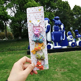 sét 10 chun buộc tóc xinh xắn cho bé