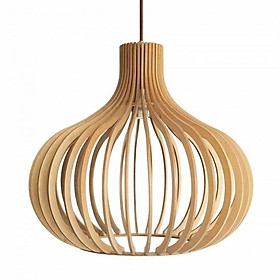 Mua Đèn gỗ thả trần CAO CẤP hiện đại sang trọng chất liệu gỗ trang trí cho phòng khách nhà căn hộ decor nhà quán cafe