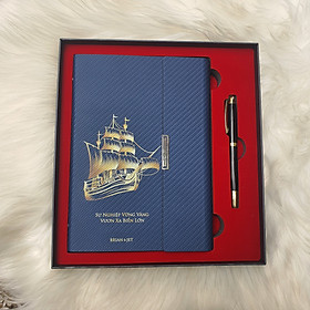 Combo Bộ Giftset Bút BJ003 & Sổ Tay chất liệu da PU cao cấp thay giấy tiện lợi dành cho doanh nhân,dùng làm qua tặng cho sếp,quý nhân và những người thân yêu.