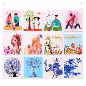 Mua Combo 5 móc dán tường 3D họa tiết siêu dính