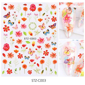 Sticker nails - hình dán móng 3D C003