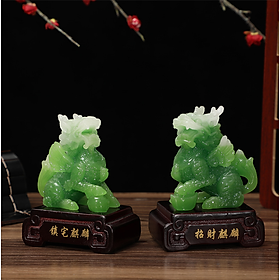 Combo 2 Ngọc Tỳ Hưu Phong Thuỷ DRU- Hàng Chính Hãng