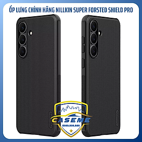 Ốp lưng dành cho Samsung Galaxy S25 FE Nillkin Super Frosted Shield Pro Matte – Bền đẹp, chống trơn trượt - Hàng Chính Hãng