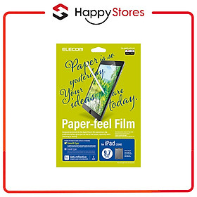 Miếng dán màn hình cho Ipad 9.7 inches Elecom Paper- Feel TB-A18RFLAPLL-W - Hàng chính hãng