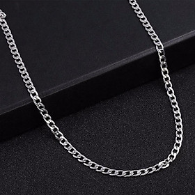 Vòng cổ dây chuyền Vương Nhất Bác thời trang nam nữ cá tính Hàn Quốc tặng thẻ Vcone