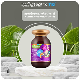 Viên nhai kẹo dẻo SpringLeaf Gummy Probiotic 80 viên cung cấp lợi khuẩn