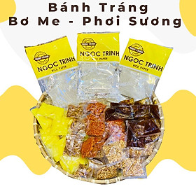 5 Túi Bánh tráng me bơ loại bánh tráng phơi sương bánh tráng Ngọc Trinh