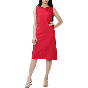 Váy Suông Đỏ Hoa việt