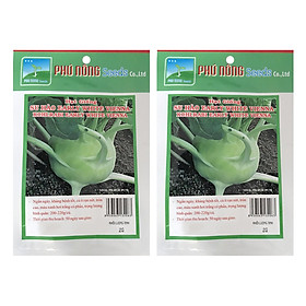 Mua Bộ 2 Gói Hạt Giống Củ Su Hào Early White Vienna Phú Nông (2g / Gói)