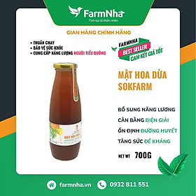 Mật Hoa Dừa Sokfarm 100% Organic Hàng Chính Hãng Ổn Định Đường Huyết