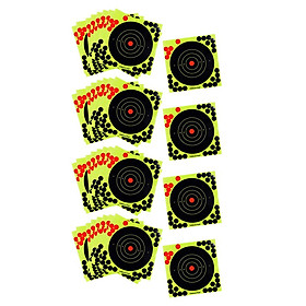 40 Pcs Splatter Reactive Self Adhesive Shooting Targets Gun