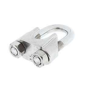 304 Stainless Steel Saddle Clamps Cable Wire Rope Clip Fastener M10/M12 14mm/16mm/18mm/20mm/22mm