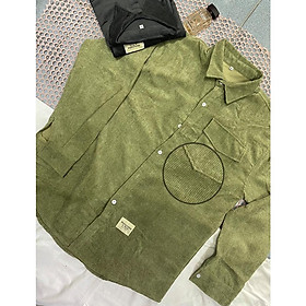 Mua Áo Sơmi nhung Tăm vintage 4 Màu Zozo_Unisex - Xám,L tại thoitrangthienphucunisex Mua Áo Sơmi Nhung Tăm Vintage 4 Màu Zozo_Unisex - Xám,L Tại Thoitrangthienphucunisex