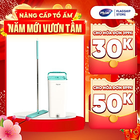 Bộ Lau Nhà MyJae Đài Loan Sợi Fiber Xoay 360 Độ Thông Minh 125cm
