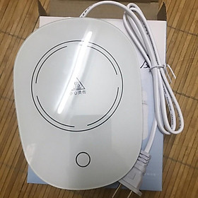 Bộ cốc hâm nóng đồ uống trà, cà phê màu xanh sang trọng cao cấp