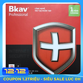 Phần Mềm Diệt Virus BKAV Profressional 1 PC 12 Tháng - Hàng Chính Hãng