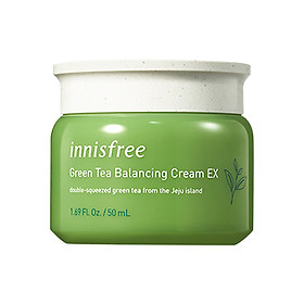 Kem Dưỡng Ẩm Từ Trà Xanh Đảo Jeju Innisfree Green Tea Balancing Cream EX 50ml