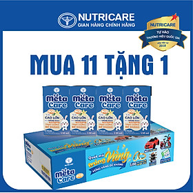 Mua 11 lốc tặng 1 Sữa nước Nutricare Metacare ECO phát triển toàn diện