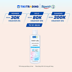 Nước tẩy trang sạch sâu dưỡng ẩm Hada Labo Micellar Water Hydrating 240ml