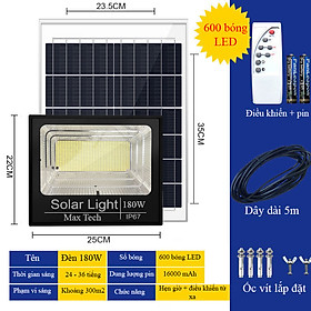 Đèn năng lượng mặt trời 60W,45W,80W,100W,180W Solar light - sử dụng hoàn toàn năng lượng mặt trời - không sử dụng điện - D1082