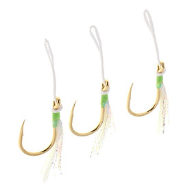 3Pcs Octopus Bass Trout Fishing Hooks Beak Barb Baitholder Hook Jig Fish Hooks