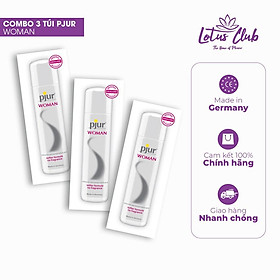 Combo 3 Gel bôi trơn silicone pjur WOMAN 1.5ml