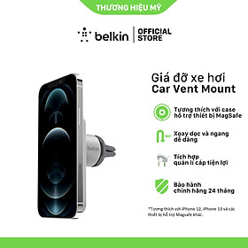 Mua Giá đỡ xe hơi Belkin Car Vent Mount PRO with MagSafe - Hàng Chính Hãng - Bảo Hành 2 Năm Đổi Mới - WIC002btGR