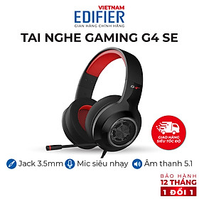 Mua Tai nghe gaming âm thanh 5.1 EDIFIER G4 SE Kèm Mic đàm thoại Khử tiếng ồn - Hàng chính hãng Bảo hành 12 tháng 1 đổi 1