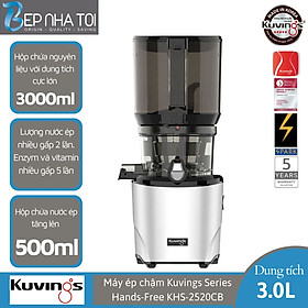 Mua Máy ép chậm Kuvings Series Hands-Free KHS-2520CB  3.0L  - Màu Bạc - Hàng chính hãng