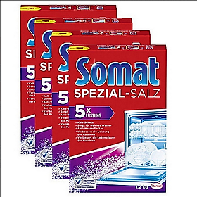 Combo 4 hộp muối rửa Bát - Ly Somat 1.2kg - Đức