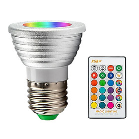 E27 RGB Led Bulb Lamp Remote Dimmable Light Bulb Waterprooof